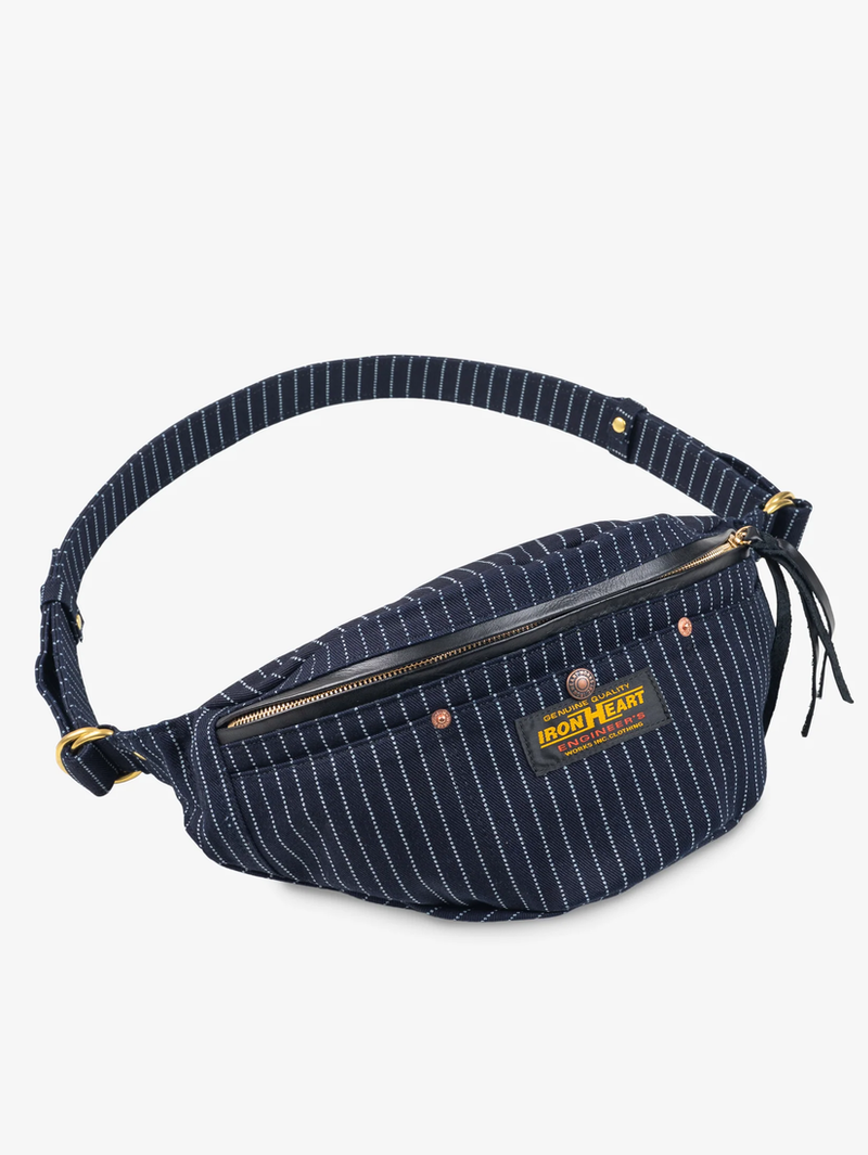 Iron Heart Denim IHE-37-INDW 12oz Wabash Waist Bag - Indigo