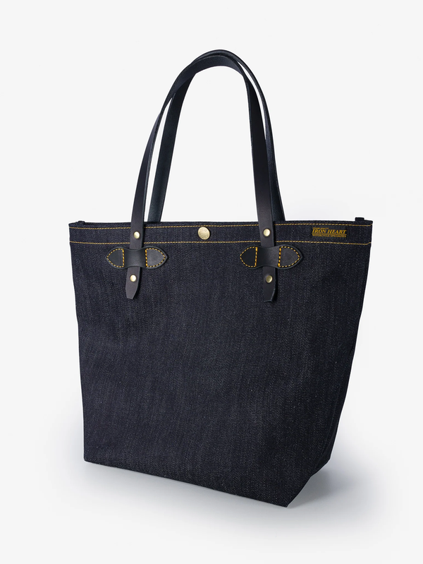 バッグ IRON HEART 25oz Selvedge Denim Tote Bag Iron Heart Denim IHE-49-IND 25oz Selvedge Denim Tote Bag