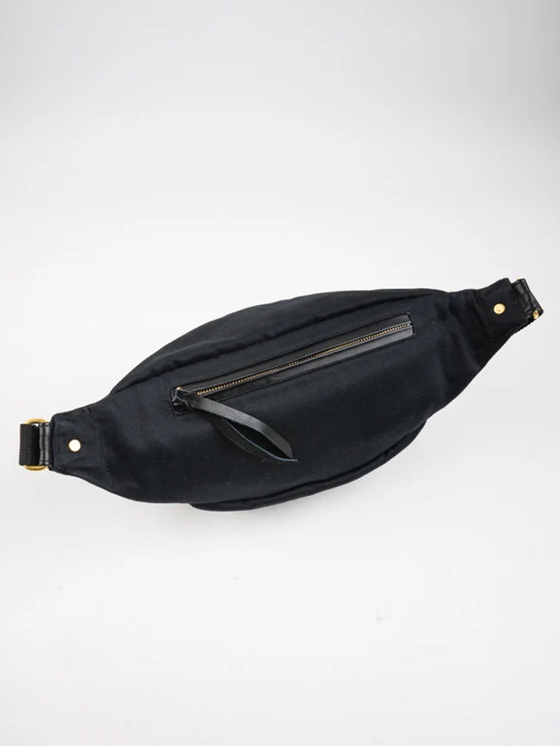 Iron Heart Denim IHE-53-BLK Whipcord Waist Bag - Black - Mildblend