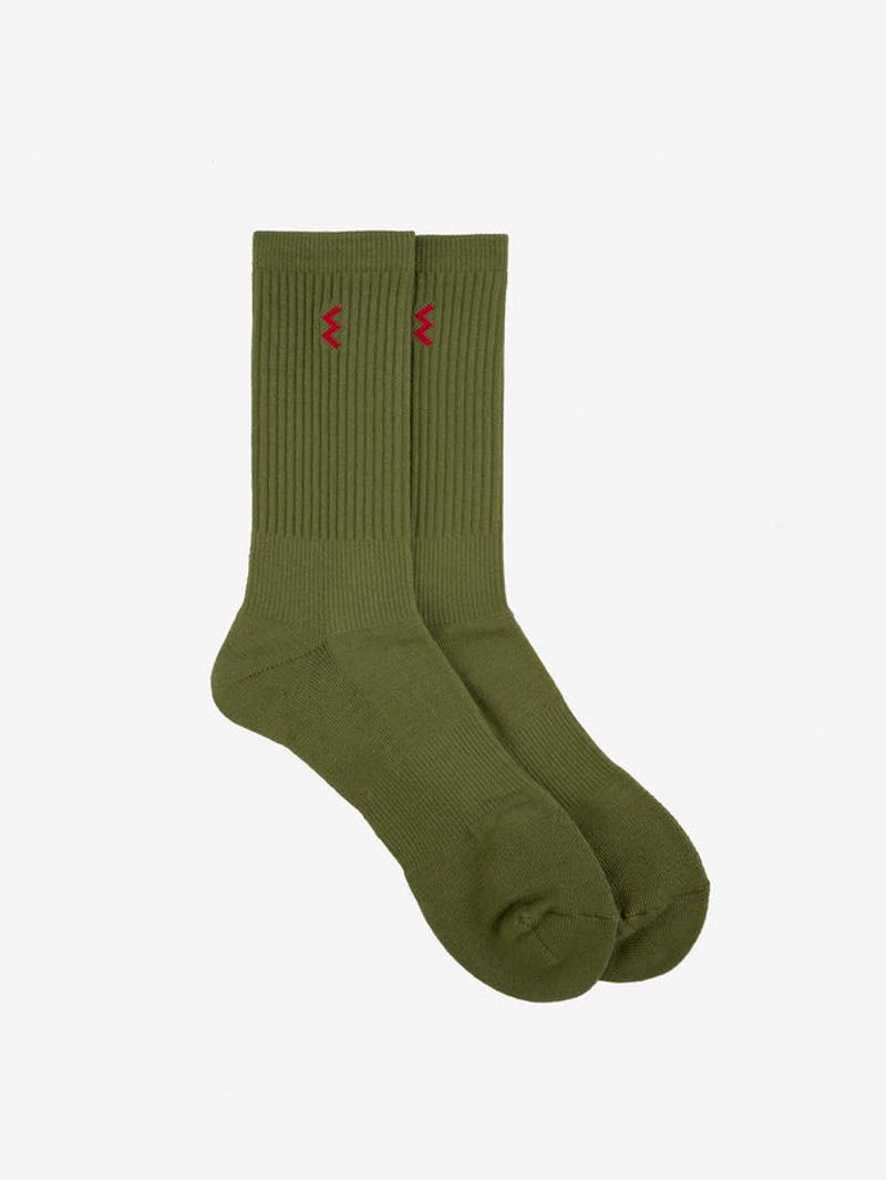 Iron Heart Denim IHG-030-OLV Olive Iron Heart Work Boot Socks