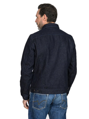 Iron Heart Denim IHJ-122-IND 14oz Broken Twill Selvedge Denim Work Jacket - Indigo