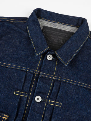 Iron Heart Denim IHJ-139-IND 19oz Selvedge Denim Type II Jacket Indigo