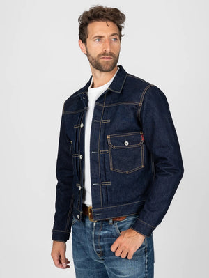 Iron Heart Denim IHJ-139-IND 19oz Selvedge Denim Type II Jacket Indigo