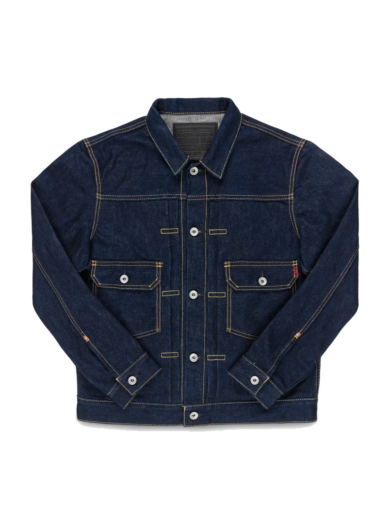Iron Heart Denim IHJ-139-IND 19oz Selvedge Denim Type II Jacket Indigo
