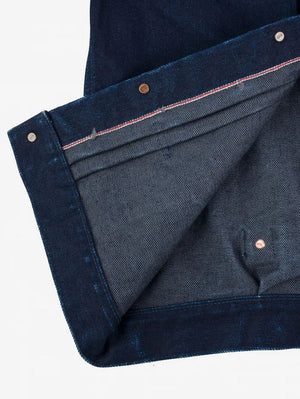 Iron Heart Denim IHJ-140-IG Indigo/Grey 19oz Selvedge Denim Type I Jacket