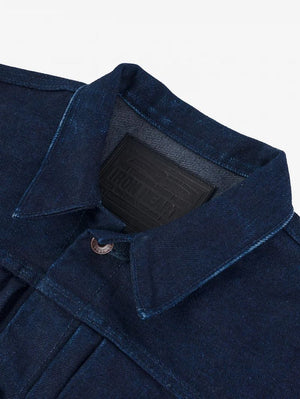 Iron Heart Denim IHJ-140-IG Indigo/Grey 19oz Selvedge Denim Type I Jacket