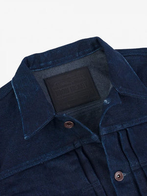 Iron Heart Denim IHJ-140-IG Indigo/Grey 19oz Selvedge Denim Type I Jacket