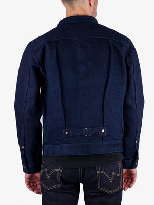 Iron Heart Denim IHJ-140-IG Indigo/Grey 19oz Selvedge Denim Type I Jacket