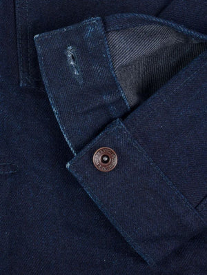 Iron Heart Denim IHJ-140-IG Indigo/Grey 19oz Selvedge Denim Type I Jacket