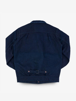 Iron Heart Denim IHJ-140-IG Indigo/Grey 19oz Selvedge Denim Type I Jacket