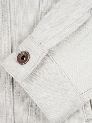 Iron Heart Denim IHJ-162-GRY Light Grey 11oz Piqué Modified Type III Jacket