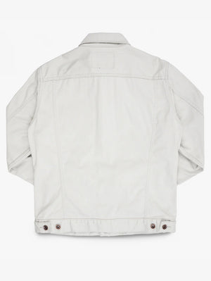 Iron Heart Denim IHJ-162-GRY Light Grey 11oz Piqué Modified Type III Jacket