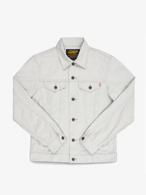 Iron Heart Denim IHJ-162-GRY Light Grey 11oz Piqué Modified Type III Jacket