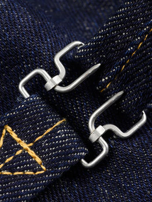 Iron Heart Denim IHJ-163-IND 14oz Cotton/Linen Denim Type II Jacket Indigo