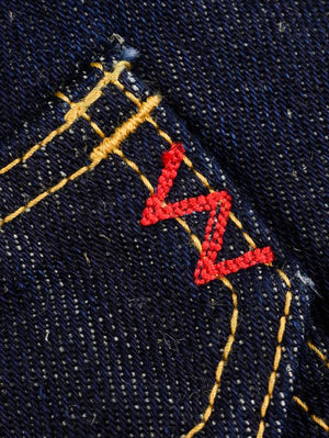 Iron Heart Denim IHJ-163-IND 14oz Cotton/Linen Denim Type II Jacket Indigo