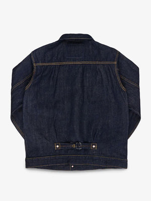 Iron Heart Denim IHJ-163-IND 14oz Cotton/Linen Denim Type II Jacket Indigo