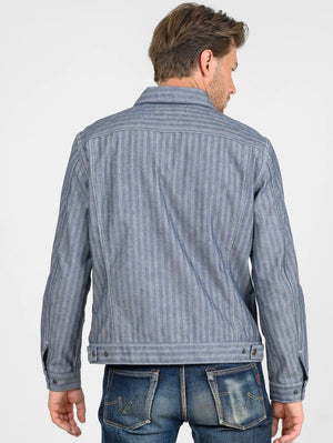 Iron Heart Denim IHJ-164-BLU 10.5oz Herringbone Work Jacket Indigo