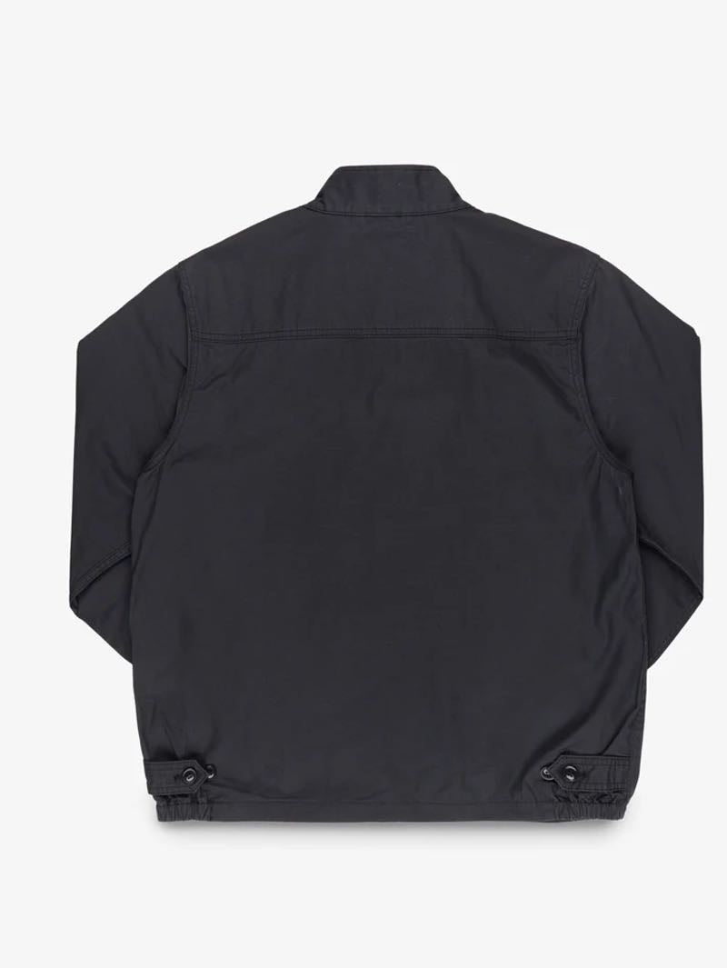 Iron Heart Denim IHJ-165-BLK 6.2oz Serge Drizzler Jacket Black
