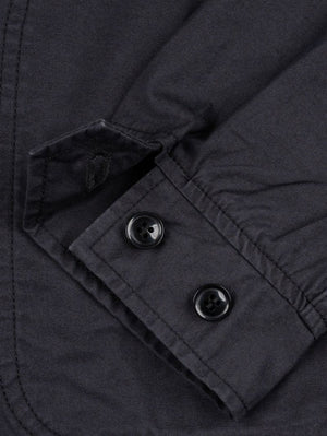 Iron Heart Denim IHJ-165-BLK 6.2oz Serge Drizzler Jacket Black