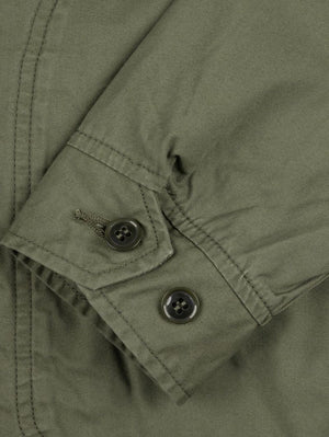 Iron Heart Denim IHJ-165-ODG 6.2oz Serge Drizzler Jacket Olive Drab Green