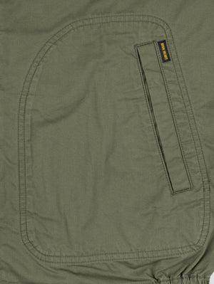 Iron Heart Denim IHJ-165-ODG 6.2oz Serge Drizzler Jacket Olive Drab Green