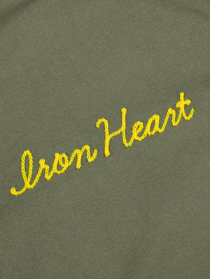 Iron Heart Denim IHJ-165-ODG 6.2oz Serge Drizzler Jacket Olive Drab Green