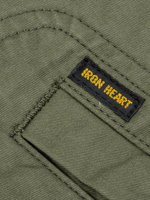 Iron Heart Denim IHJ-165-ODG 6.2oz Serge Drizzler Jacket Olive Drab Green