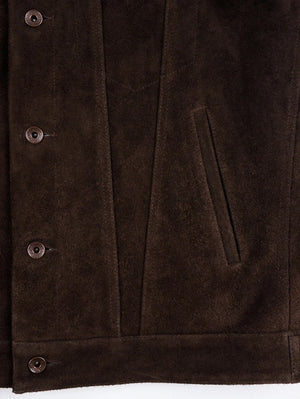 Iron Heart Denim IHJ-49-BRN Brown Split Steer Modified Type III Jacket 
