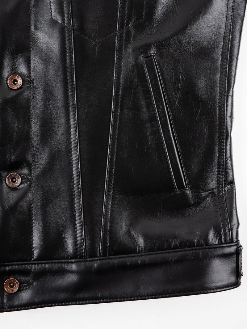 Iron Heart Denim IHJ-64-BLK Japanese Horsehide Modified Type III