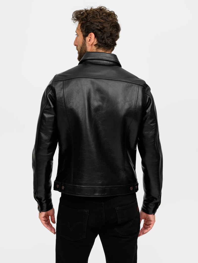 Iron Heart Denim IHJ-64-BLK Japanese Horsehide Modified Type III