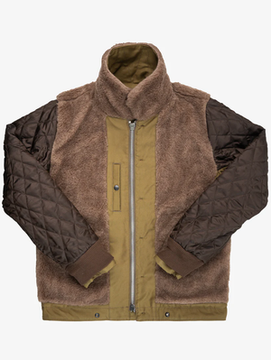 Iron Heart Denim IHM-35-KHA Khaki Whipcord N1 Deck Jacket