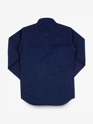 Iron Heart Denim IHSH-409-IB Indigo Black 19oz Selvedge Denim CPO Shirt