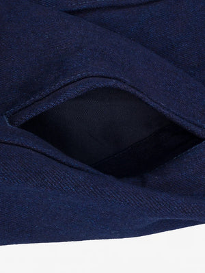 Iron Heart Denim IHSH-409-IB Indigo Black 19oz Selvedge Denim CPO Shirt