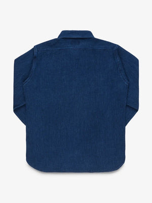 Iron Heart Denim IHSH-96-IND Waffle Work Shirt Indigo