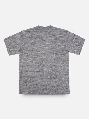 Iron Heart Denim IHT-1610-GRY 6.5oz Loopwheel Crew Neck T-Shirt Marl Grey