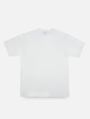 Iron Heart Denim IHT-1610-WHT 6.5oz Loopwheel Crew Neck T-Shirt White