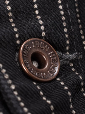 Iron Heart Denim IHV-02-BLK Black/Black 12oz Wabash/Duck Work Vest