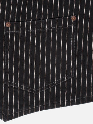 Iron Heart Denim IHV-02-BLK Black/Black 12oz Wabash/Duck Work Vest