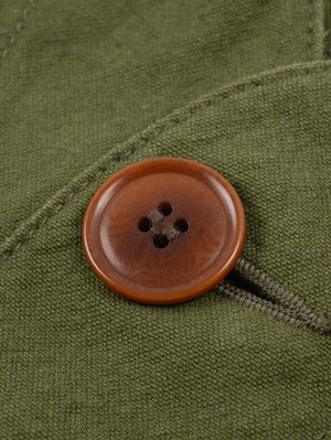 Iron Heart Denim IHV-52-OLV 12oz Duck Canvas Hunting Vest - Olive