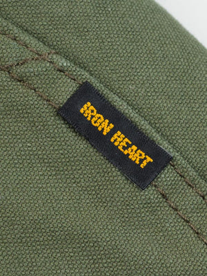 Iron Heart Denim IHV-53-OLV Olive 12oz Selvedge Duck Hunting Vest