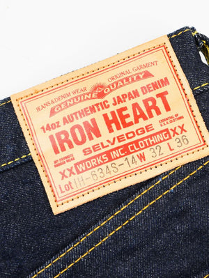 Iron Heart Denim Indigo 14oz IH-634S-142 Indigo Selvedge Denim