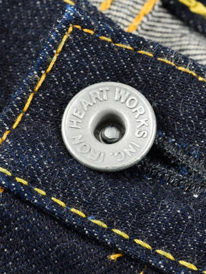 Iron Heart Denim Indigo 14oz IH-634S-142 Indigo Selvedge Denim