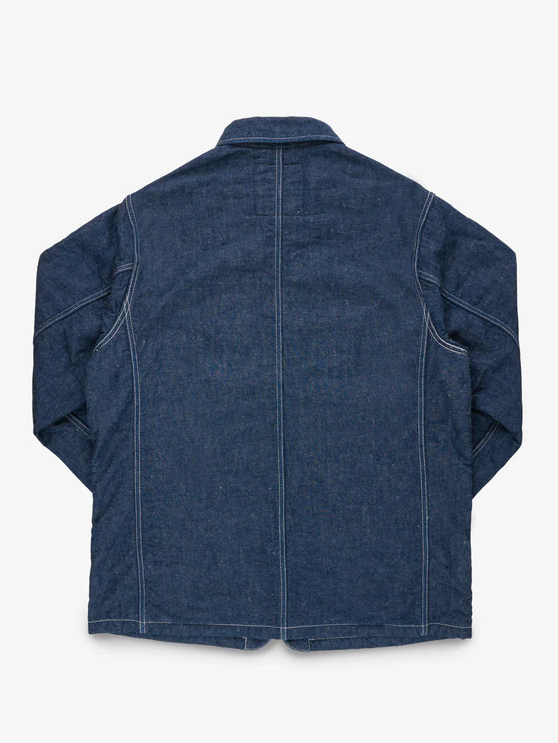 Iron Heart IHJ-149-IND 10oz Selvedge Denim Indigo Chore Jacket