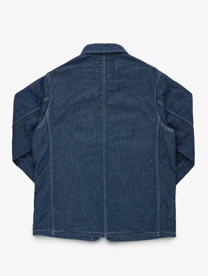 Iron Heart IHJ-149-IND 10oz Selvedge Denim Indigo Chore Jacket