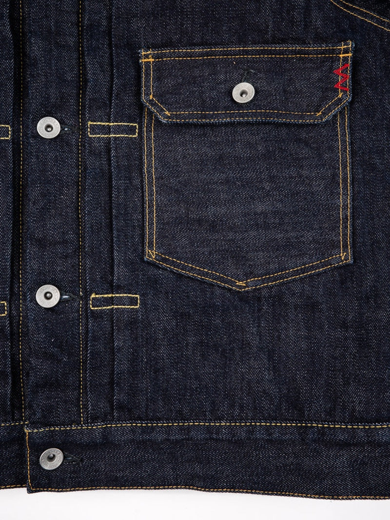 Iron Heart IHJ-151-IND 16oz Selvedge Denim Fleece Lined Type II