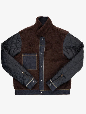 Iron Heart IHJ-151-IND 16oz Selvedge Denim Fleece Lined Type II - Indigo