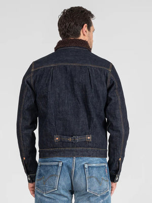 Iron Heart IHJ-151-IND 16oz Selvedge Denim Fleece Lined Type II - Indigo