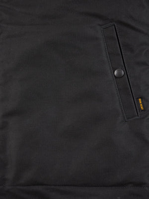 Iron Heart IHM-37-BLK Oiled Black Whipcord N1 Deck Jacket