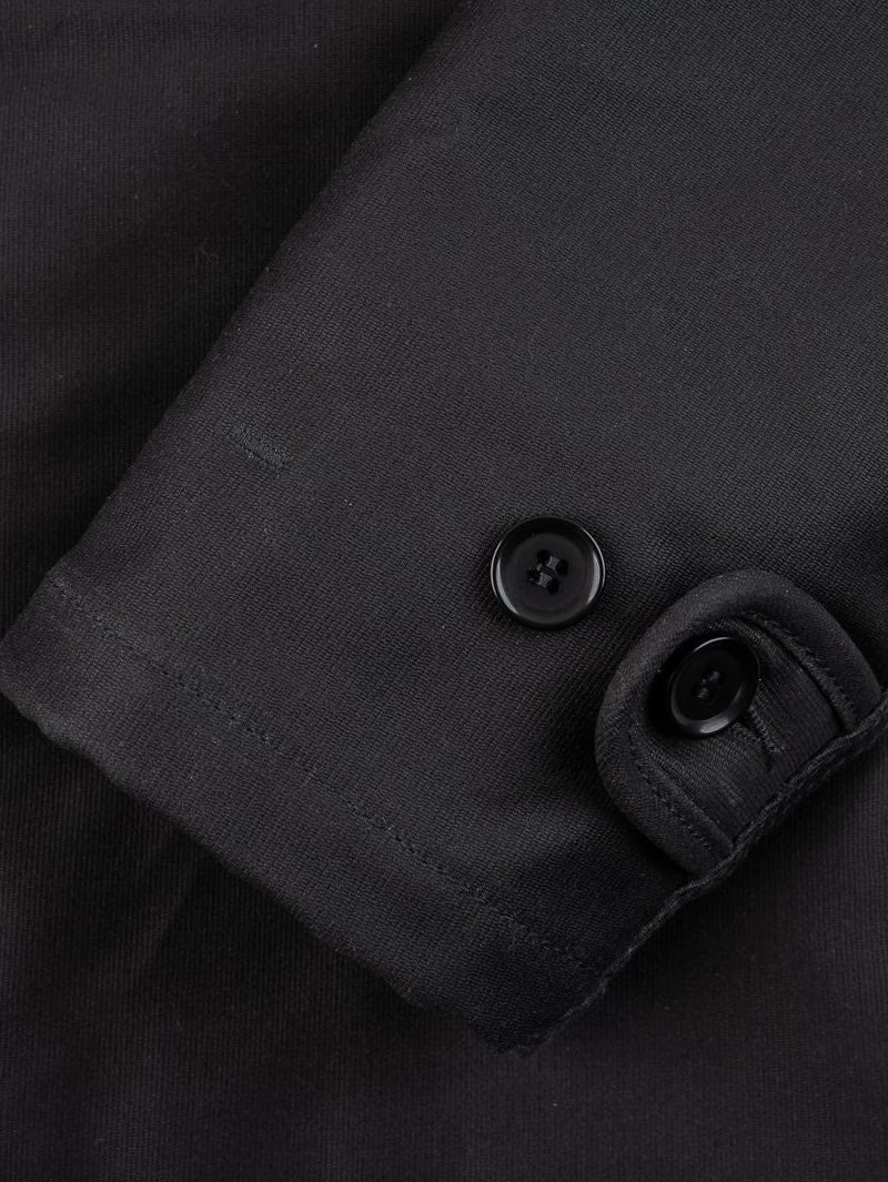 Iron Heart IHM-37-BLK Oiled Black Whipcord N1 Deck Jacket