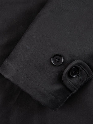 Iron Heart IHM-37-BLK Oiled Black Whipcord N1 Deck Jacket